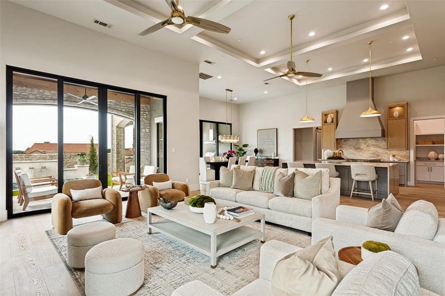 Furnished interior view inside a new home in , Westlake (Image 6).