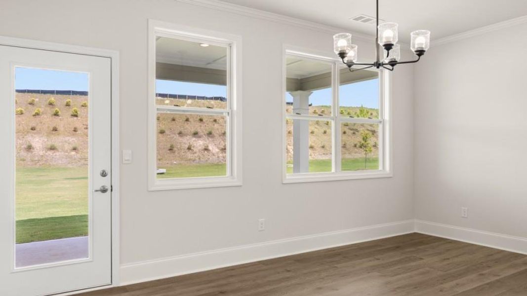 Spacious, unfurnished interior of a new home in Hamptons at Riverwood North, Dallas (Image 15). Spacious, unfurnished interior of a new home in Hamptons at Riverwood North, Dallas (Image 15).