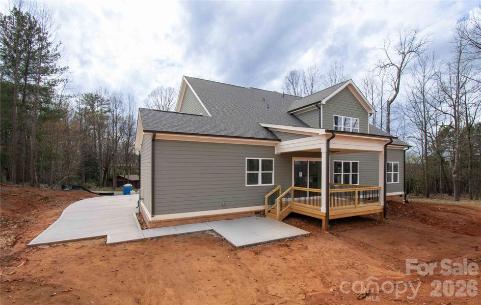 Exterior details and patio area of a home in , Hickory (Image 23).
