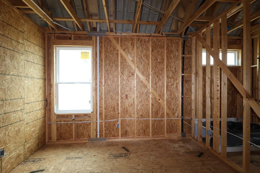 In-progress construction of a new home in Jubilee 50′, Hockley, TX (Image 17).