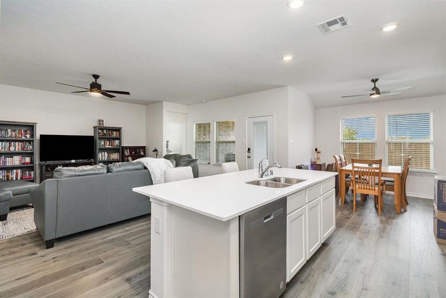 Furnished interior view inside a new home in Trailstone, Caddo Mills (Image 9). Furnished interior view inside a new home in Trailstone, Caddo Mills (Image 9).