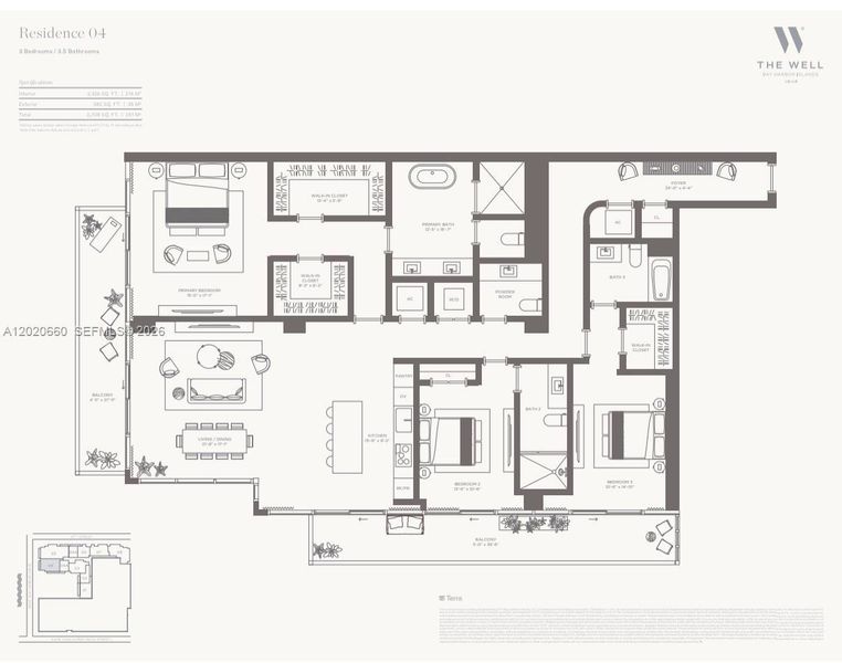 2D floor plan layout of this home in , Bay Harbor Islands, FL (Image 4).