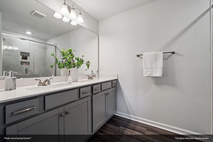 Furnished interior view inside a new home in Lakeview Village, Charlotte (Image 16).