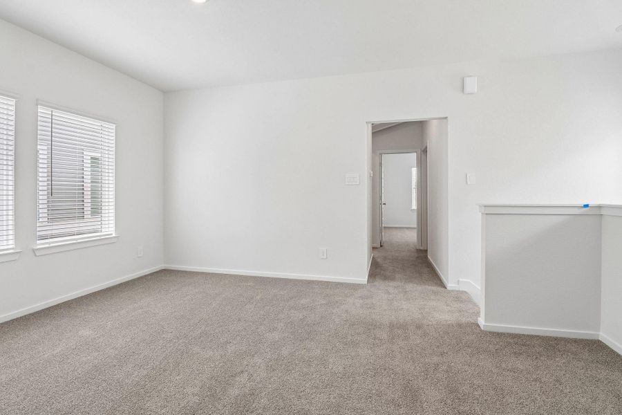 Photos are not of the actual home, but are photos of the builder home with same floorplan with similar interior finishes.