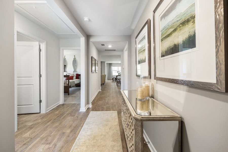 Representative furnished interior of a home built from the Aria by D.R. Horton in The Pines at New Hampstead, Savannah (Image 3).