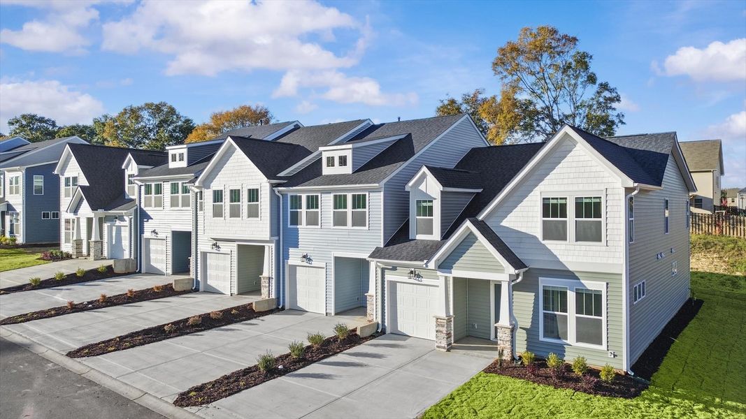 Exceptional home with tasteful exterior finishes and a thoughtfully designed façade