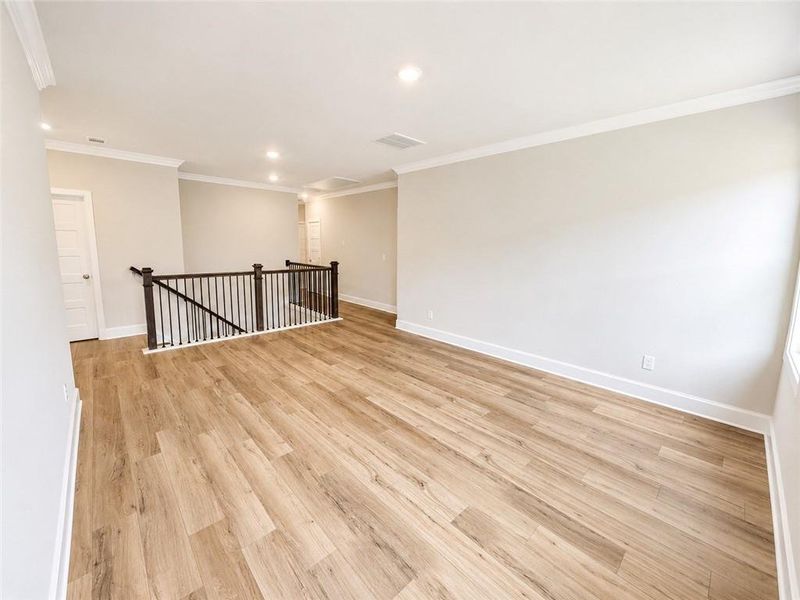 Spacious, unfurnished interior of a new home in Ponderosa Farms Estates, Gainesville (Image 17). Spacious, unfurnished interior of a new home in Ponderosa Farms Estates, Gainesville (Image 17).