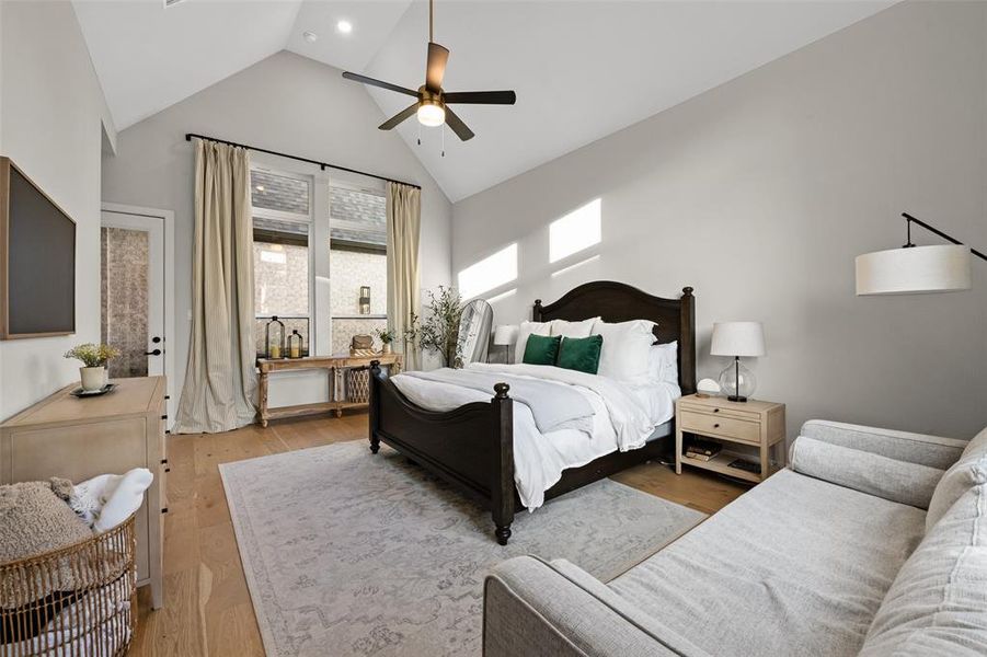 Furnished interior view inside a new home in Star Trail, Prosper (Image 14).