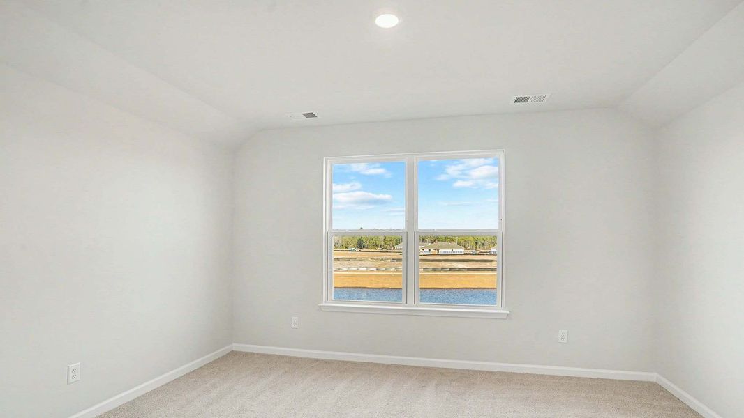 Representative unfurnished interior of a home built from the Bristol by D.R. Horton in Fox Run, Supply (Image 13).