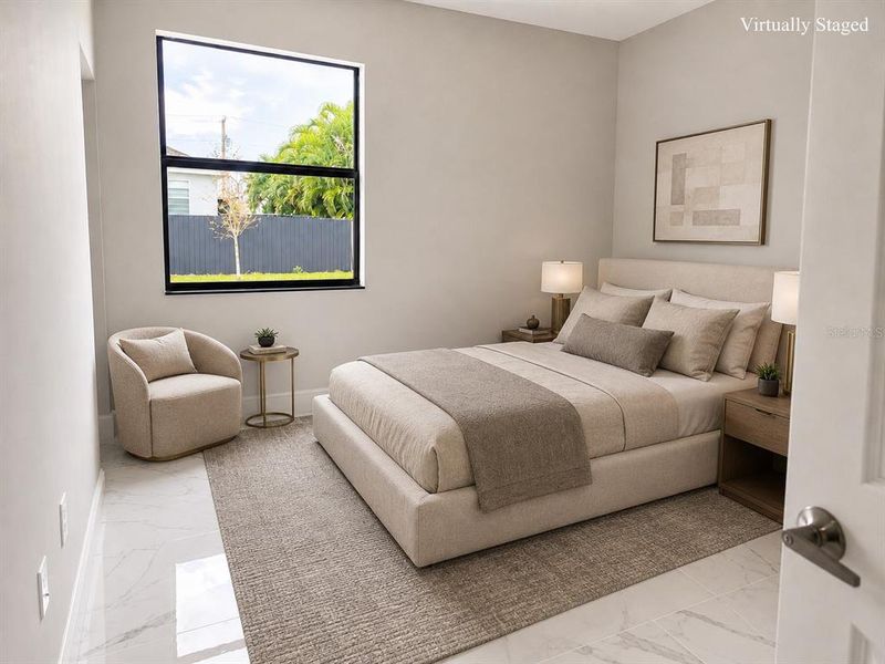 Furnished interior view inside a new home in , Cape Coral (Image 7). Furnished interior view inside a new home in , Cape Coral (Image 7).