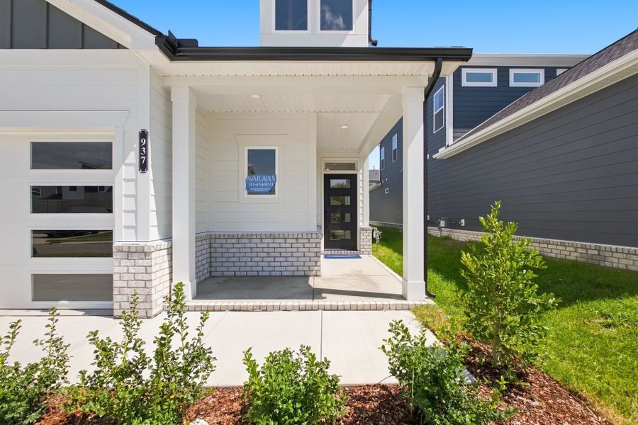 Exterior details and patio area of a home in Nexus – Park Collection, Gallatin (Image 21). Exterior details and patio area of a home in Nexus – Park Collection, Gallatin (Image 21).