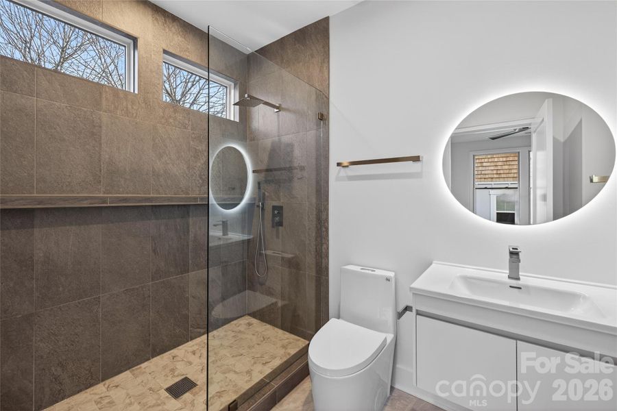 Furnished interior view inside a new home in , Charlotte (Image 27).