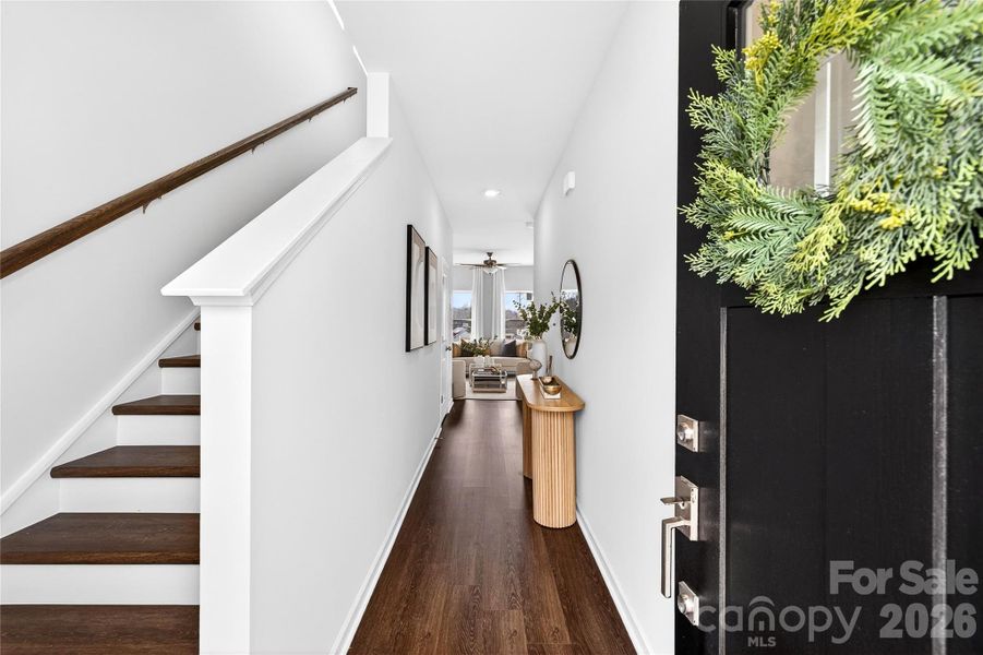 Furnished interior view inside a new home in , Charlotte (Image 7). Furnished interior view inside a new home in , Charlotte (Image 7).