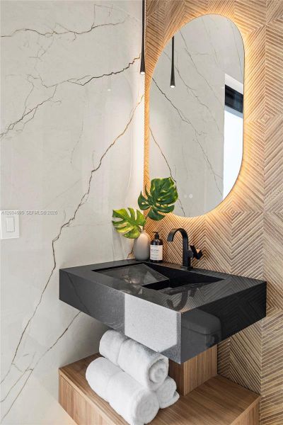 Close-up of interior finishes inside a home in , Miami (Image 20).