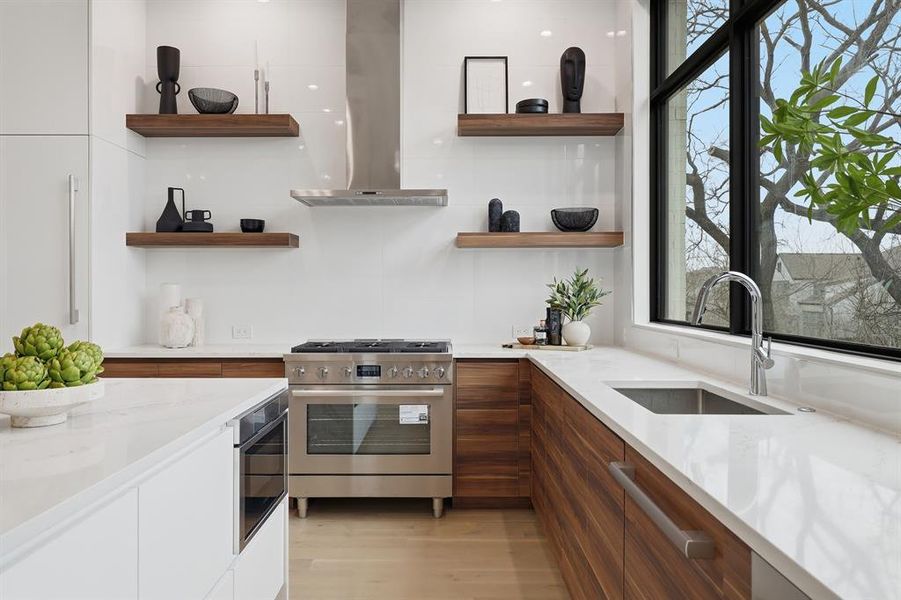 Furnished interior view inside a new home in , Dallas (Image 16).