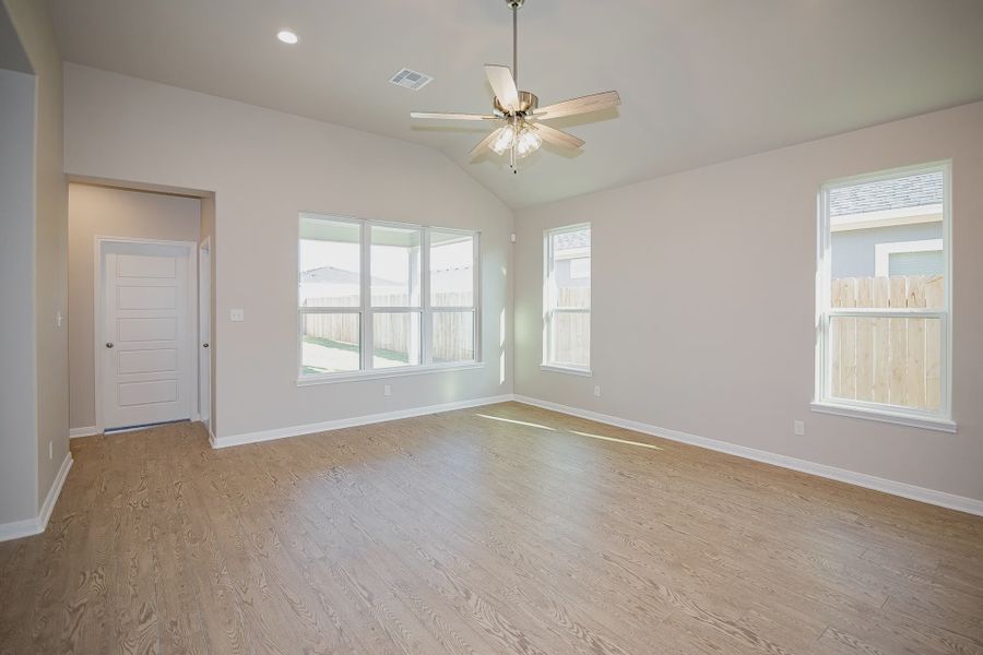 Representative unfurnished interior of a home built from the Tyler II by Steve Klein Custom Builder in TerraVista, Victoria (Image 9).
