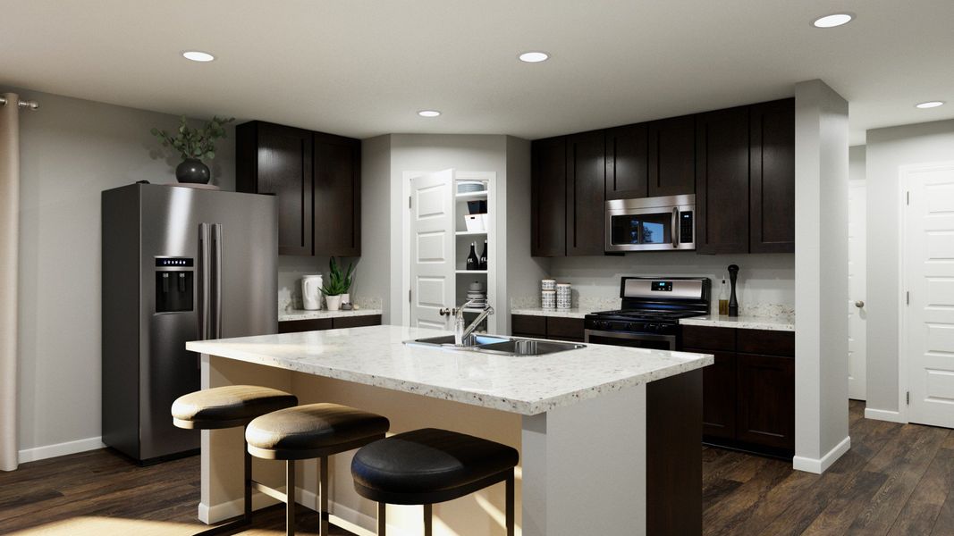 Images are a model representation and may depict options and upgrades not featured on the home available for purchase.