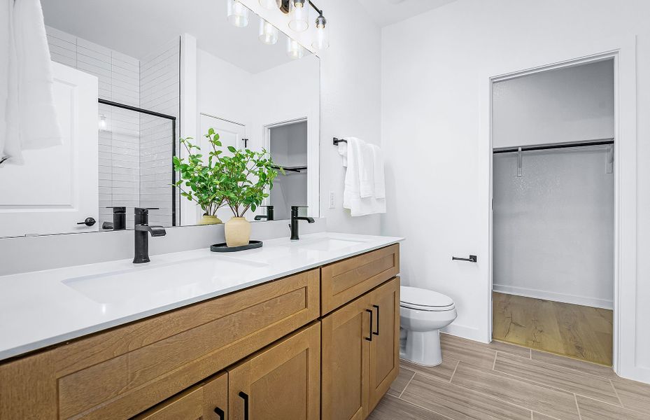 Owner's Bath with Double Vanities