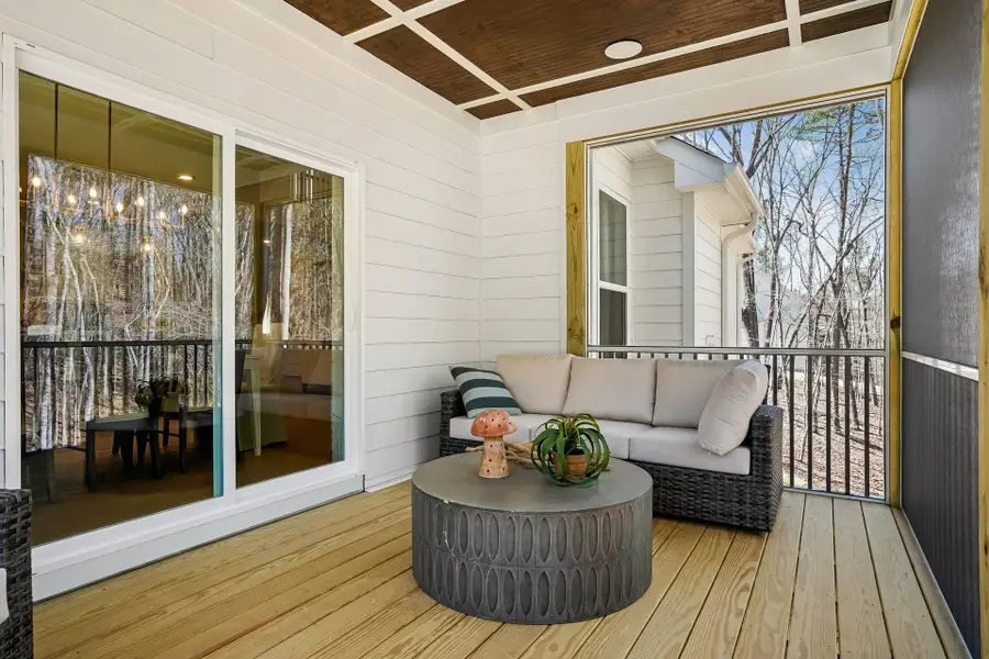 Representative exterior details of a home built from the Roanoke by Caruso Homes in Magnolia Acres, Fuquay Varina (Image 3).