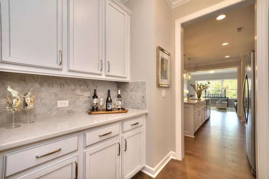 Representative furnished interior of a home built from the Hardwick by True Homes in Edgewater - Harbor Pointe, Lancaster (Image 3).