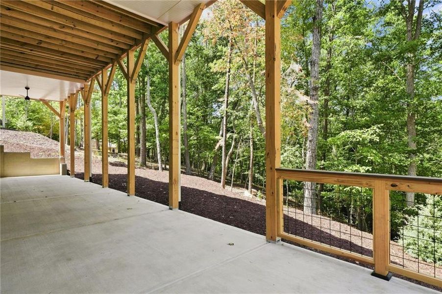 Exterior details and patio area of a home in , Waleska (Image 37). Exterior details and patio area of a home in , Waleska (Image 37).