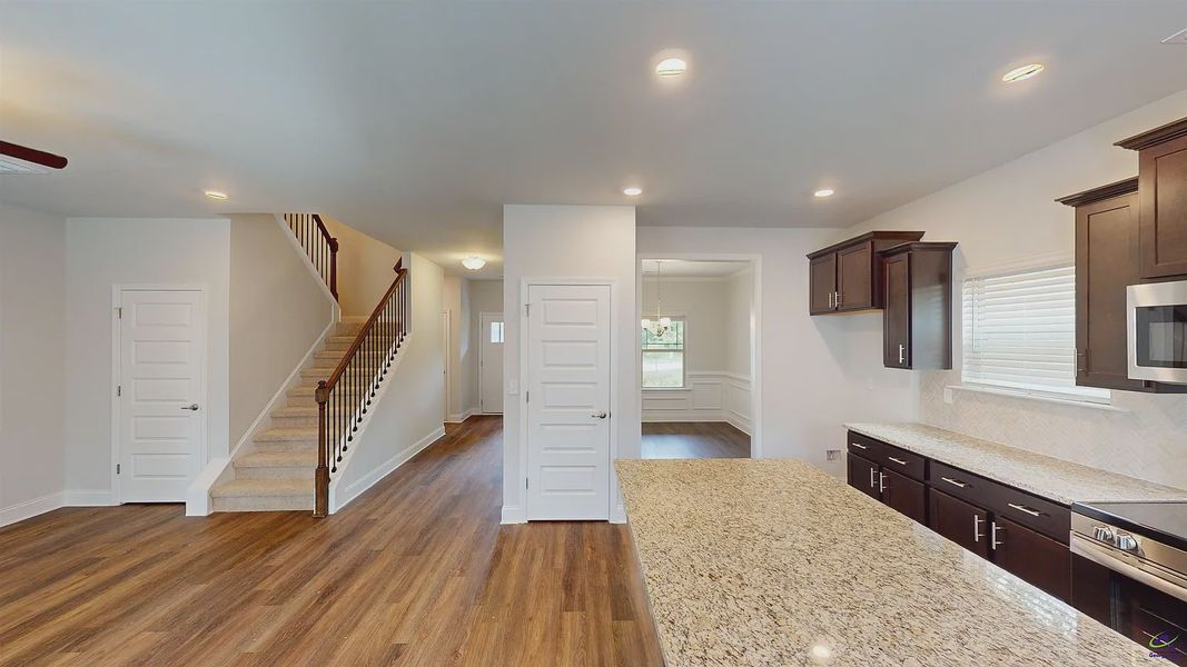 Furnished interior in a model home at Oakview Estates in Macon (Image 11). Furnished interior in a model home at Oakview Estates in Macon (Image 11).