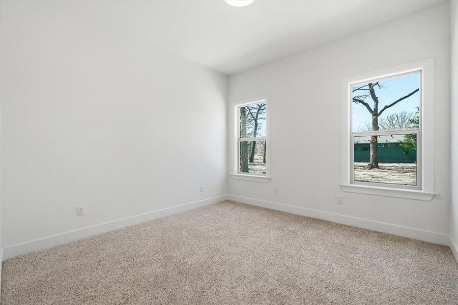 Two windows in secondary bedrooms!