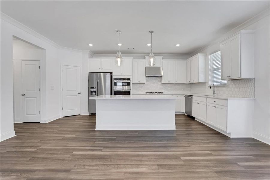Furnished interior view inside a new home in Bailey Fence, Dacula (Image 9).