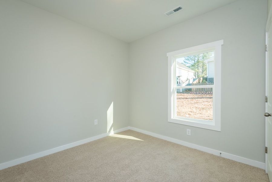 Representative unfurnished interior of a home built from the Grayson B by Foundation Home Builders LLC in Ambergate II, Rocky Mount (Image 20).