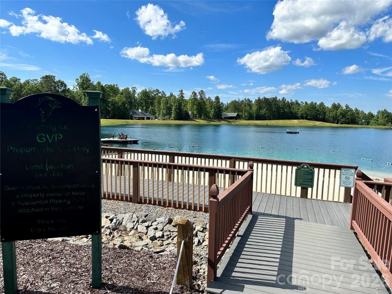 Community Lake stocked with trout, bass & catfish
