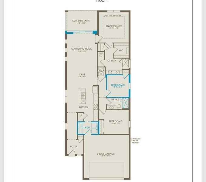 2D floor plan layout of this home in Costa Pointe, Vero Beach, FL (Image 3). 2D floor plan layout of this home in Costa Pointe, Vero Beach, FL (Image 3).