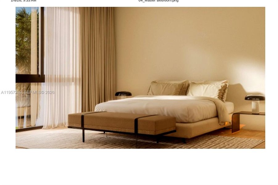 Furnished interior view inside a new home in , Miami (Image 10).