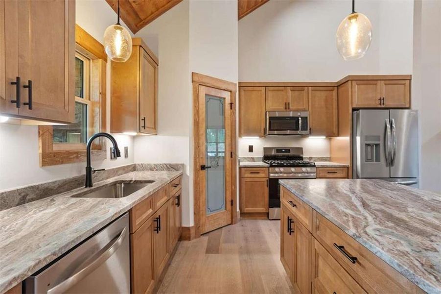 Furnished interior view inside a new home in , Ellijay (Image 8).