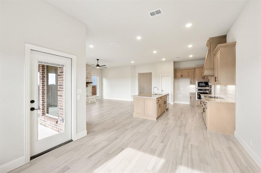 Furnished interior view inside a new home in Villages of Walnut Grove, Midlothian (Image 15).
