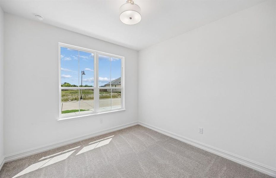 Secondary bedroom on first level