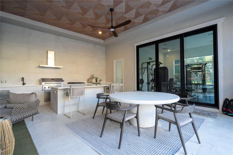 Exterior details and patio area of a home in , Montverde (Image 29).