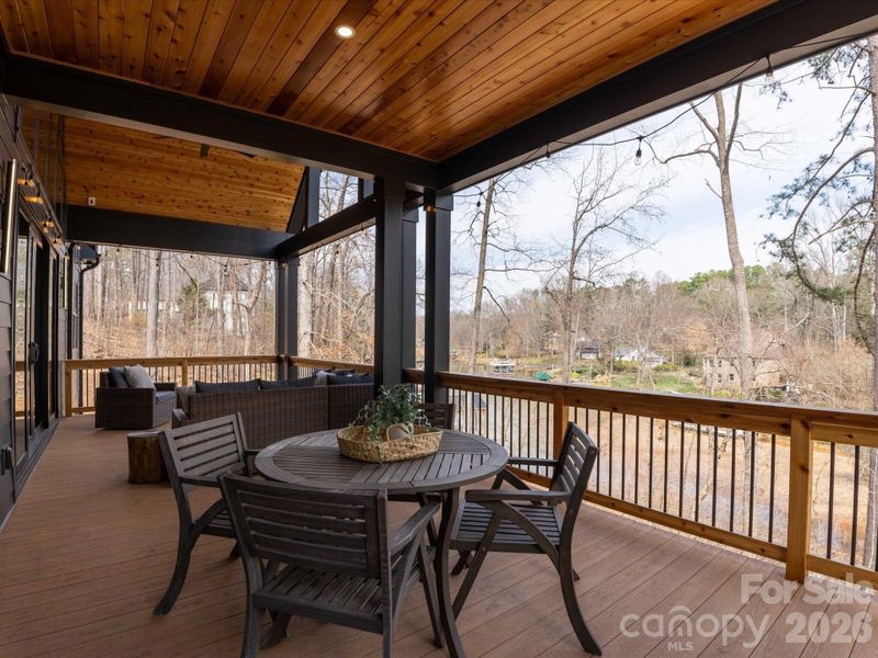 Exterior details and patio area of a home in , Mooresville (Image 28).