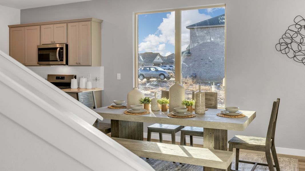 Furnished interior view inside a new home in Viridian, Lubbock (Image 13).