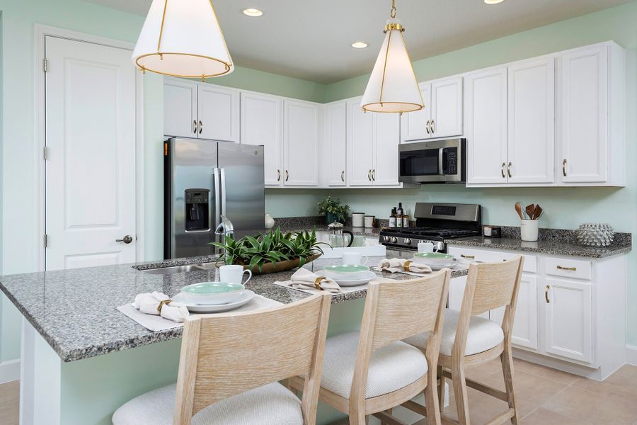 Representative furnished interior of a home built from the Sanderling II by GL Homes in Valencia Vista at Riverland, Port St. Lucie (Image 6).