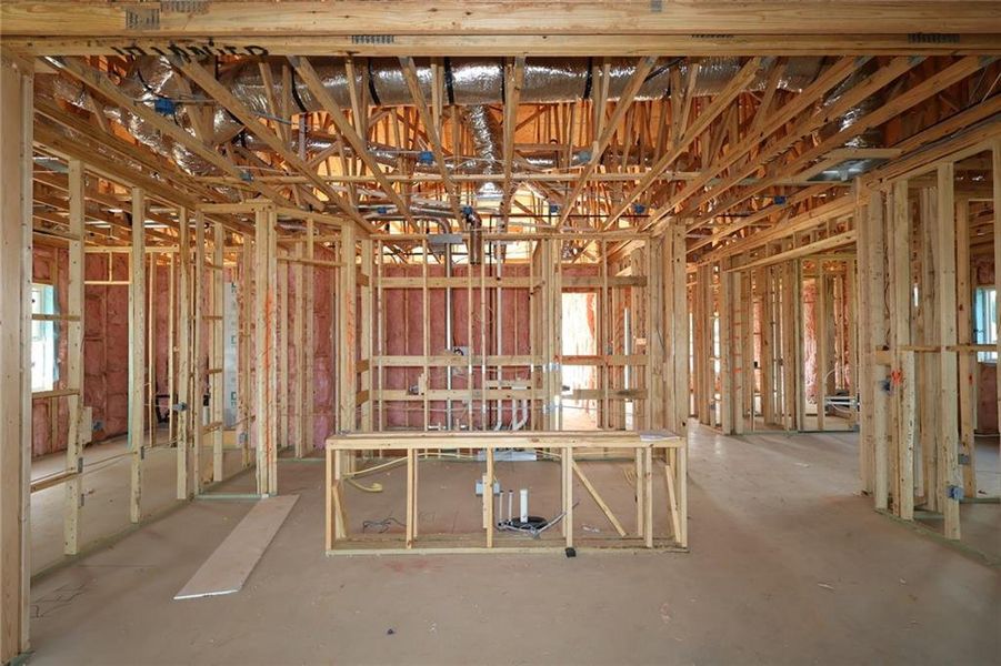 In-progress construction of a new home in , Gainesville, GA (Image 7).