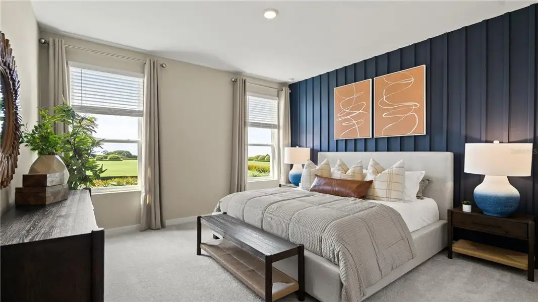 Furnished interior view inside a new home in , Clermont (Image 22).