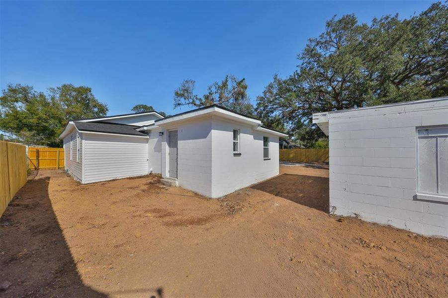 Exterior details and patio area of a home in , Tampa (Image 24). Exterior details and patio area of a home in , Tampa (Image 24).