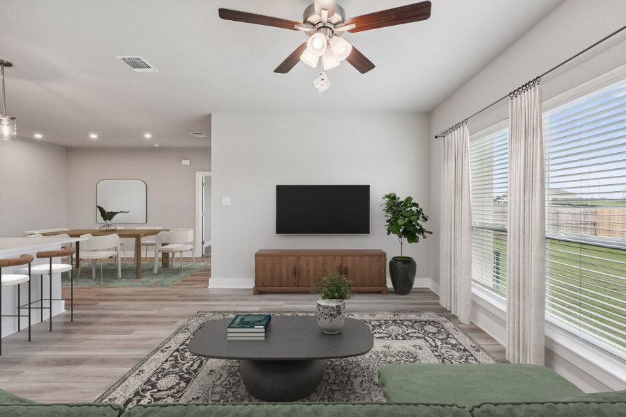 Representative furnished interior of a home built from the Blakely by Omega Builders in Hartrick Ranch, Temple (Image 6). Representative furnished interior of a home built from the Blakely by Omega Builders in Hartrick Ranch, Temple (Image 6).
