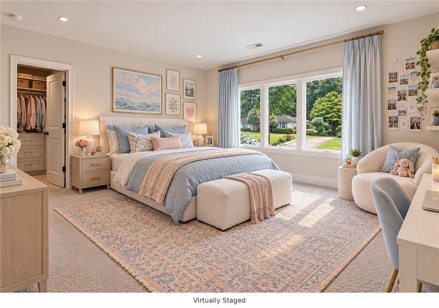 Furnished interior view inside a new home in , Dunwoody (Image 70).