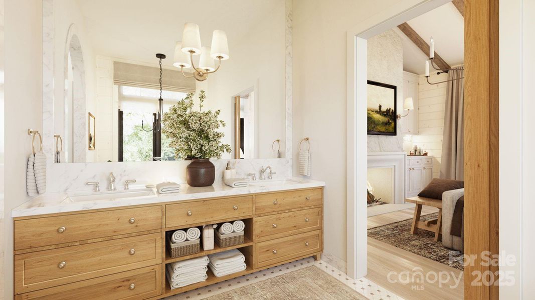 Furnished interior view inside a new home in , Connelly Springs (Image 17).