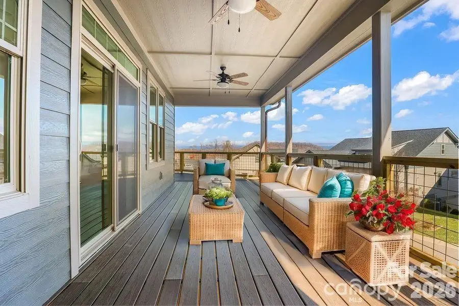 Covered Deck with dual ceiling fans. Virtually staged. Similar Model Home. Covered Deck with dual ceiling fans. Virtually staged. Similar Model Home.