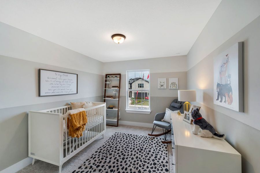 Representative furnished interior of a home built from the Rio Grande by CastleRock Communities in Lone Oak, San Antonio (Image 30).