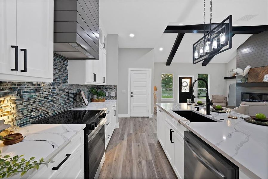 Furnished interior view inside a new home in , Greenville (Image 11). Furnished interior view inside a new home in , Greenville (Image 11).