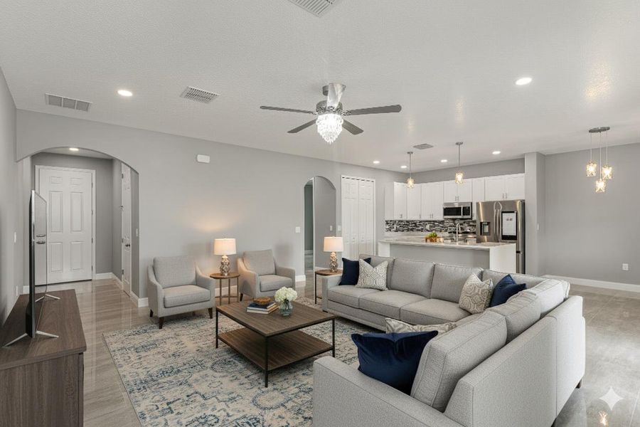 Furnished interior view inside a new home in , Palm Bay (Image 10).