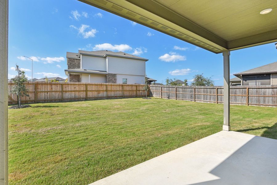 Back exterior of the Medina floorplan at a Meritage Homes community.